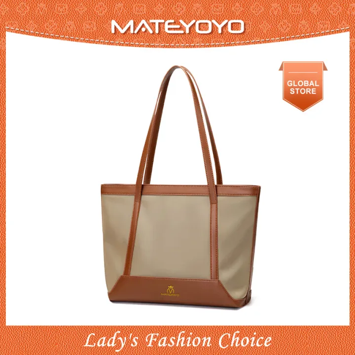 MATEYOYO Women's Travel Bag Large Capacity Bag Fashion Tote Bag Simple Shoulder Bag Quality Oxford Tote Handbag Beach Bag Ladies Sling Shopping Bag Lunch Bag