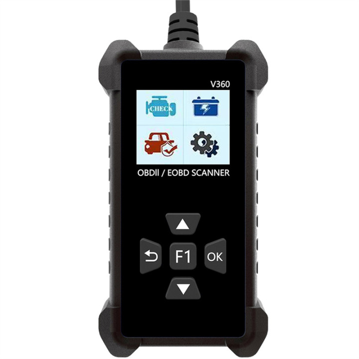 Professional Engine Code Reader and Resetter OBD2 Scan Diagnostic Tool ...