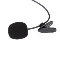 Mic 3.5mm Jack Tie Clip PC Laptop Recording Clip-on Lavalier External Microphone. 