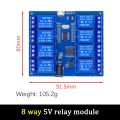 DC 5V MICRO USB Relay Module 2 4 8Channel Relay Module, Relay control panel with indicator  Relay output usb interface. 