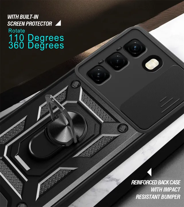 Lenuo%20For%20Infinix%20Hot%2050%204G%20Back%20Cover%20Anti-fall%20Fashion%20Protective%20Shockproof%20Casing%20Armor%20Hard%20Bracket%20Protection%20Phone%20Case%20-%20Image%205