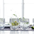 Hongli Whisky Tumbler Glass 285ml 6Pcs Set Drinking Glass Wine Diner Crystal Glass. 