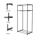 Fabric Wardrobe Portable Single Clothes Closet Foldable Garmen Storage. 