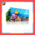 VibeVendor 3D Aquarium Background Fish Backdrop Static Cling Wallpaper Sticker Fish wallpaper background sticker painting. 