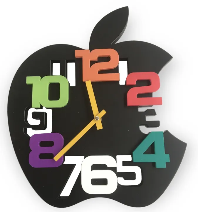 Creative%20Apple%20Design%20Wall%20Clock%20Silent%20Movement%20Easy%20To%20Read%20And%20Living%20Room,%20Children's%20Room,%20Office%20Room,%20Bed%20Room%20Kindergarten%20Wall%20Watch%20Home%20Decor%20Wall%20Clock.%20-%20Image%2010