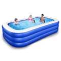 305cm INTIME 3 Layer Extra Large Rectangular Inflatable Family Swimming Pool Indoor Outdoor. 