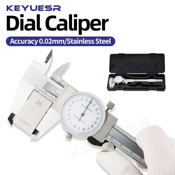 Caliper Meter Dial Calipers Metalgauge Micrometer Ruler Metal Caliper Stainless Steel Gauge Tools