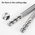 Vsharp 3 Flutes Carbide End Mills for Aluminum Upcut CNC Spiral Router Bits 3mm-20mm Shank. 
