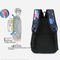 MINISO Disney Stitch Kids Backpack Cartoon Stitch Print Kindergarten Pencil Case Boy Girl Shoulder Bag Children Schoolbag Gift. 