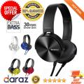 Head Set Head Phones Extra Bass Wired with Mic XB450. 