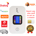 4G Lte Router Wireless Wifi Portable Modem Mini Outdoor Hotspot Pocket Mifi 150mbps Sim Card Slot Repeater 3000mah. 