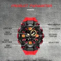 【Miga Plaza】SMAEL Top Brand Luxury Men's Sport Watches Fashion  LED Dual Display Outdoor Stopwatch Waterproof Casual Wrist Watch. 