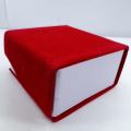 ESH Red color velvet RING box with Magnetic lock rings Gift Boxes, Jewelry Display box gift items for girls. 