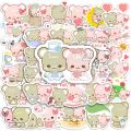 20/40/60pcs Sugar Cubs Stickers Cute Bears Lovely Couple Stickers for Laptop Scrapbook Journal Kids Girls Boys Stickers. 