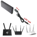 DC 5V to DC 12V USB Voltage Step Up Converter Cable For Fan Wifi Router Dongle Antenna, Satellite TV Receiver, Phone, ADSL, Fiber, Power Bank, Battery. 