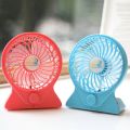 New Portable Rechargeable USB Mini Fan Handheld Travel Blower Air Cooler-blue. 