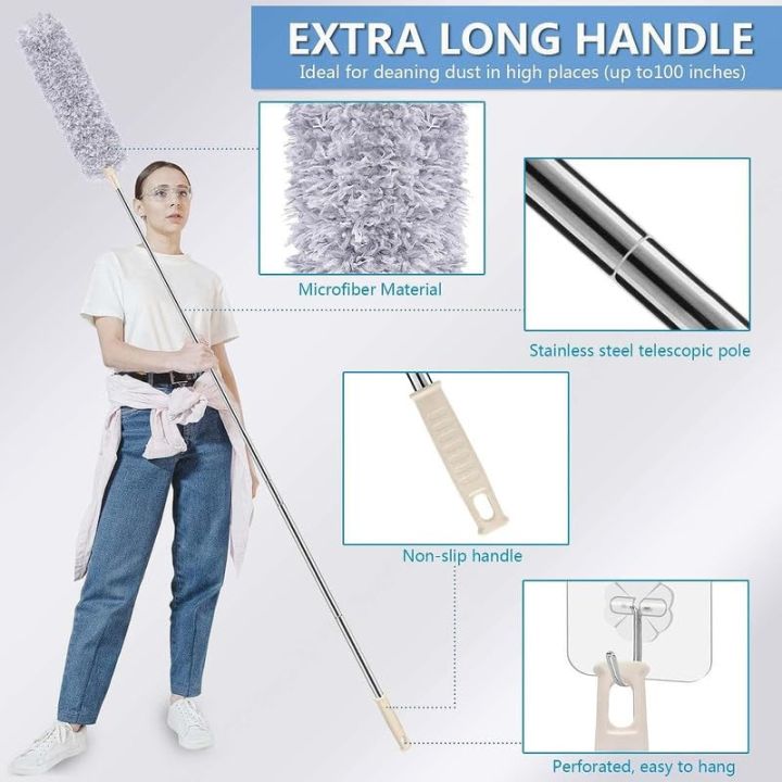 Microfiber%20Feather%20Duster%20with%20Mop%20Hanger%20-%20Extendable%20and%20Bendable%20with%20Long%20Extension%20Pole,%20Washable%20for%20Ceiling%20Cleaner%20with%20Long%20Handle%20-%20Image%203