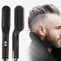 NEW Ceramic Electric Comb Straight Men's Hair Brush Straight Beard Professional Fast Heating Electric Hair Straightener. 