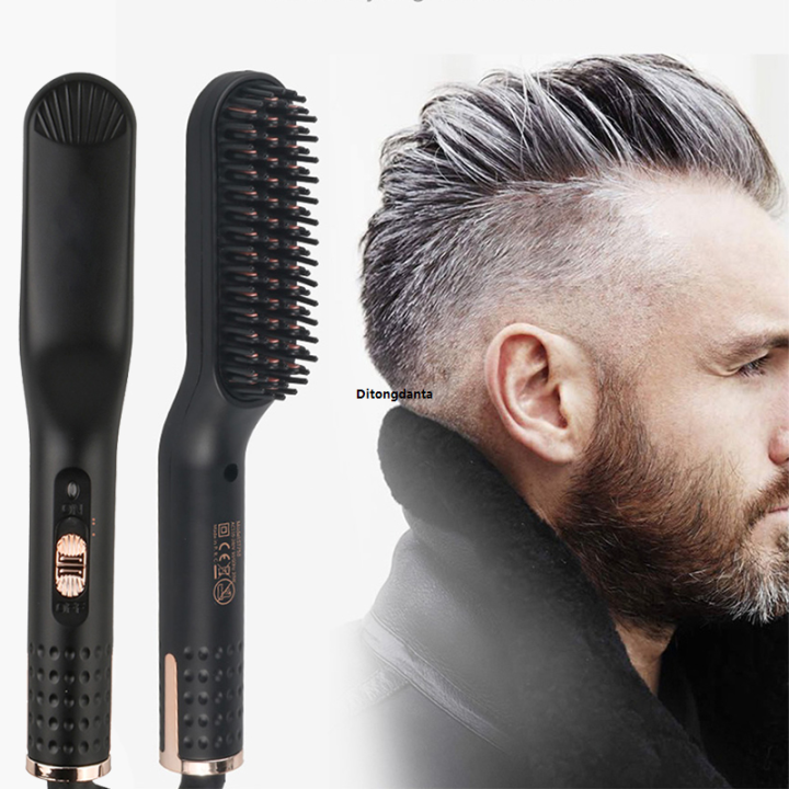 NEW%20Ceramic%20Electric%20Comb%20Straight%20Men's%20Hair%20Brush%20Straight%20Beard%20Professional%20Fast%20Heating%20Electric%20Hair%20Straightener%20-%20Image%203