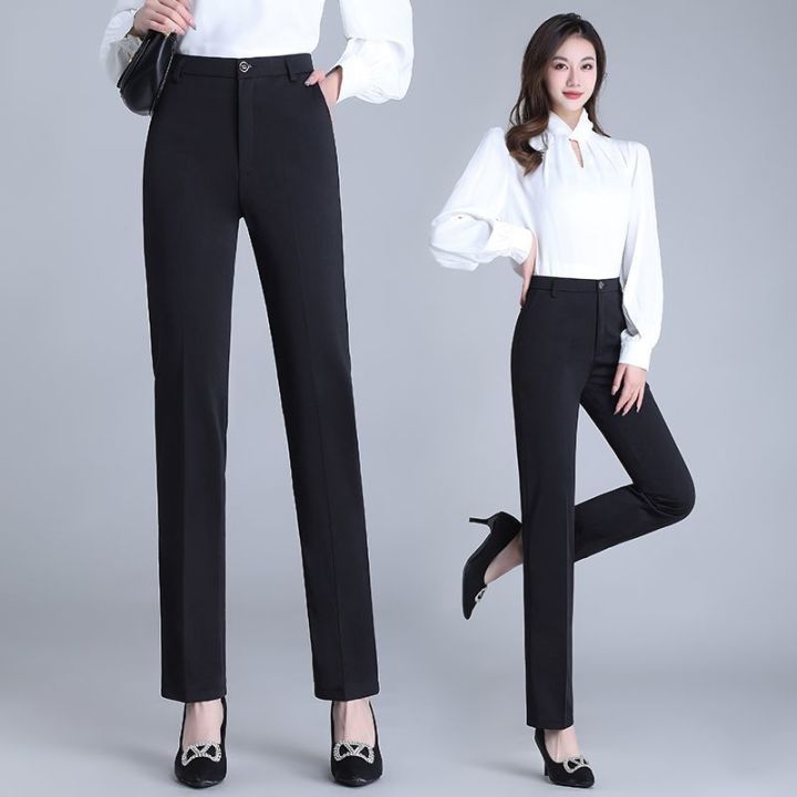 Work%20Pants%20Female%20Office%20Worker%20Formal%20Wear%20Professional%20Work%20Pants%20Straight%20High%20Waist%20Slim%20Fit%20Slimming%20Draped%20Suit%20Pants%20Female%20-%20Image%206