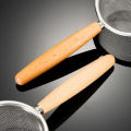 Kitchen accessories Wooden Handle Stainless Steel Small Colander Fine Mesh Oil Strainer Multi-function Filter Mesh Flour Sifter Kitchen Baking Tools JUE. 
