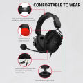 HXSJ Kingston Hyperx Cloud Alpha S Gaming Headset Dual Sound Cavity Headphone With 7.1 Surround Sound Detachable Microphone Blue. 