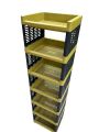 7 Layer Plastic Storage Rack, Book Shelf, Storage Rack for Home, Plastic Racks for Storage. 