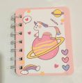 80 Sheets Spiral Note Book Portable Mini Note Pad Cute Unicorn Diary Pocket Book. 