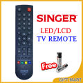 SINGER TCL LED / LCD TV Remote Controller With Batteries. 