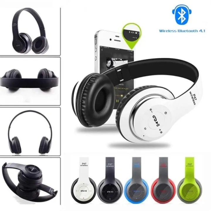 P47 Wireless Bluetooth Headphones Stereo portable Headphone 5.0+EDR