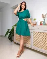 Gale Cutout Mini Dress -Green. 