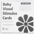 Baby Visual Stimulation Card Toy Black White Flash Cards High Contrast Visual Stimulation Learning Toys for Children. 