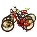 Bicycle Model 1:10 Scale Realistic Shape Alloy Downhill Mountain Bike Toy Birthday Gift. 