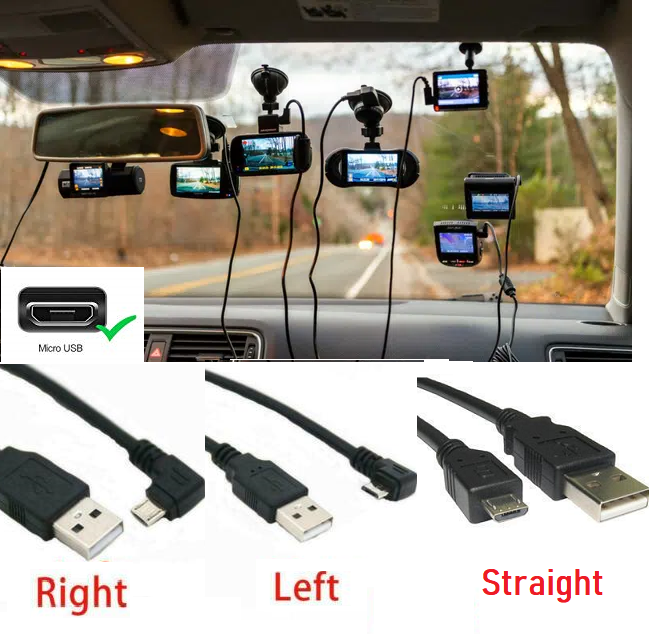 USB 2.0 TO MICRO USB (RIGHT ANGEL/LEFT ANGLE/STAIGHT) CABLE 3.5 Meter / 5 Meter [READY STOCK]