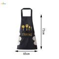 Apron Oil-Proof with Pockets Adjustable Bib Waterproof Chef Apron Gifts , black. 