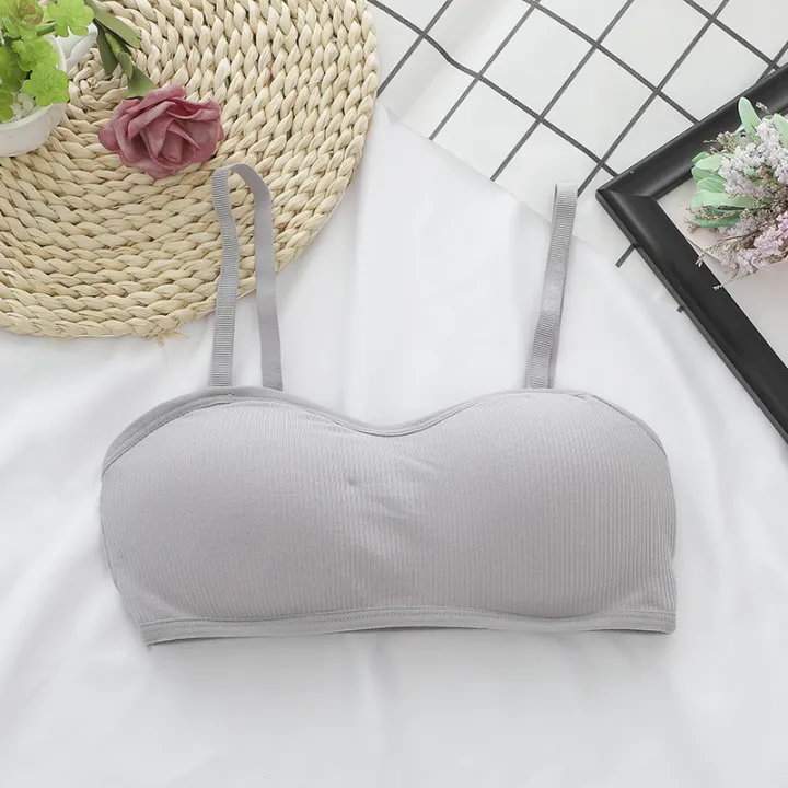 Bra%20for%20girls%20Cute%20Shape%20No%20Steel%20Ring%20M-threaded%20Material%20Cup%20Removable%20Underwear%20Underlined%20Shoulder%20Strap%20Bra%20-%20Image%202