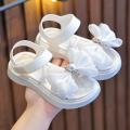 Girls' Sandals New Fashion Summer Middle and Big Children Girls Non-Slip Princess Shoes Little Girls Soft Bottom Beach Shoes. 