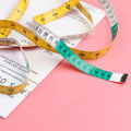 1.5M Color Soft Measuring Tape Garment Measuring Ruler Scale Body Measuring Ruler Sewing Double-sided Flat Ruler Tape 1Roll. 