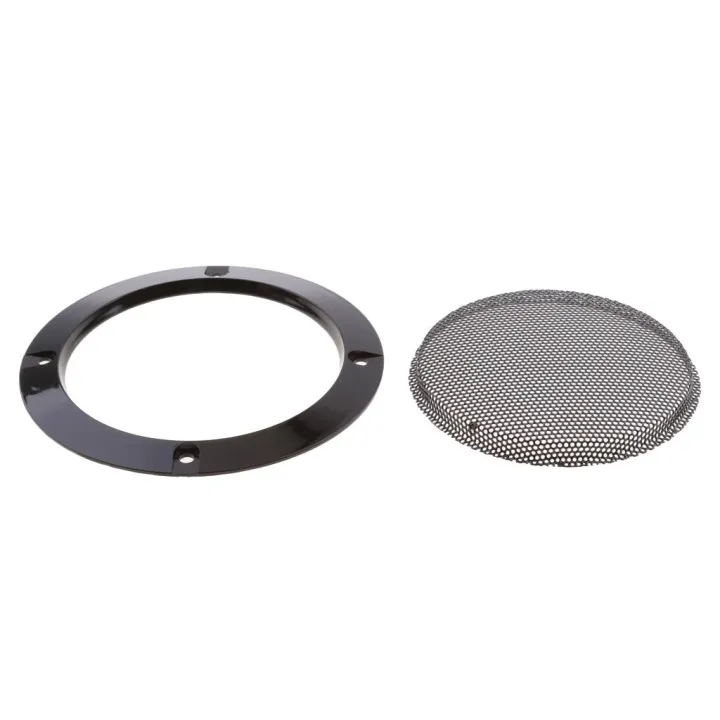 2X%20Speaker%20Grille%20Cover%20Loudspeaker%20Protective%20Mesh%20Cover%20Circle%204''+6.5''%20-%20Image%204