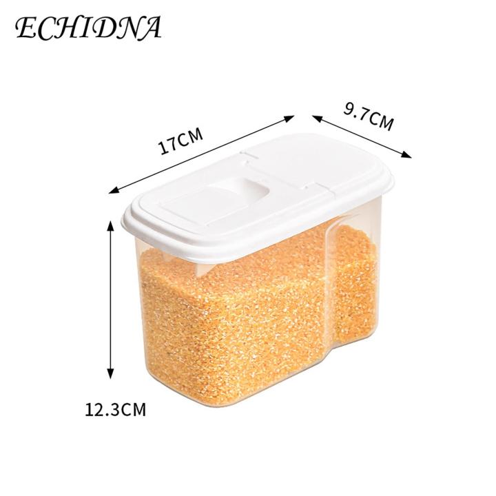 Kitchen%20Organization%20Transparent%20Sealed%20Grain%20Storage%20Container%20with%20Filter%20Double-open%20Lid%20for%20Home%201.2l/1.8l%20Food%20Storage%20Box%20-%20Image%202
