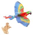 Flying Bird Cat Toy Simulation Bird Interactive Cat Toy Automatic Hanging Eagle Flying Bird Funny Cat Toys for Indoor Cats with Sound and Light well made. 