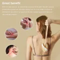 Dry Brushing Body Brush Set of 2, Dry Skin Exfoliating Brush, Handle Back Scrubber for Shower, Dry Brush for Cellulite. 