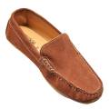 ISP Mens Leather Loafers - Brown. 