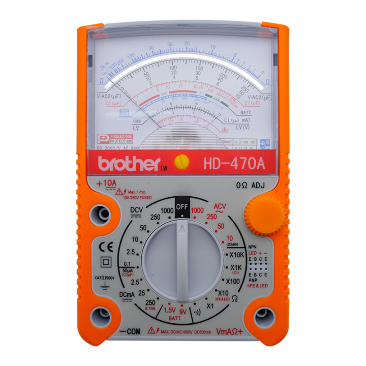 BROTHER Full Protection Pointer Multimeter HD-470A Analog Pointer ...