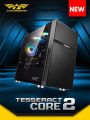 Armaggeddon Tesseract Core 2 Pro-Grade Gaming PC Case with Tempered Glass Side Panel. 