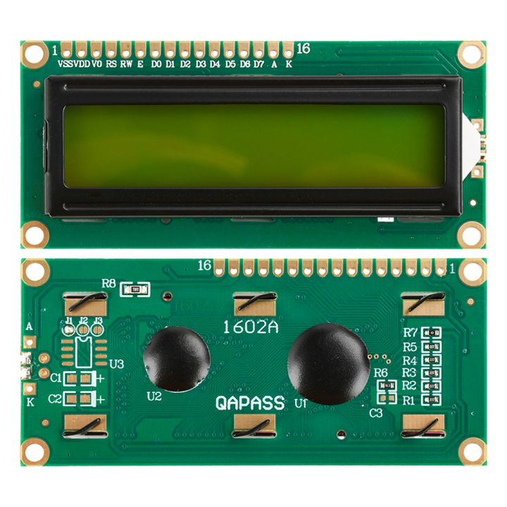 LCD1602 5V 1602 Display Module Blue/Green Screen 16x2 Character LCD ...