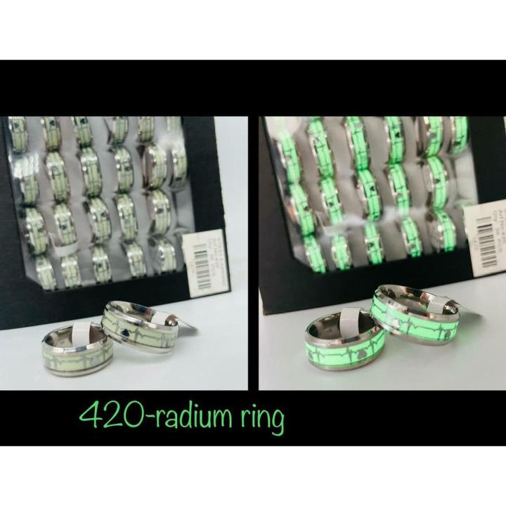 Radium Ring for men and women - Glow in the dark