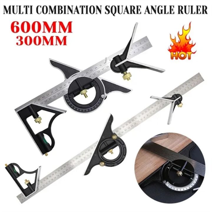 3%20In%201%20Square%20Angle%20Ruler%20Set%20Engineer%20Adjustable%20Combination%20Spirit%20Level%20Ruler%20Combination%20Protractor%20Measuring%20Tool%20Set%20300mm%20-%20Image%202