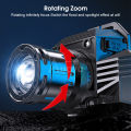 Auoyo Headlamp Induction Headlight P50 Headlights LED Headlamps Rotating Zoom-able Flash light Waterproof Work Light USB Reachageable Emergency Light Head mounted Lamp with Power B an k Fu nc tion for Outdoor Running Fishing H ik i ng. 