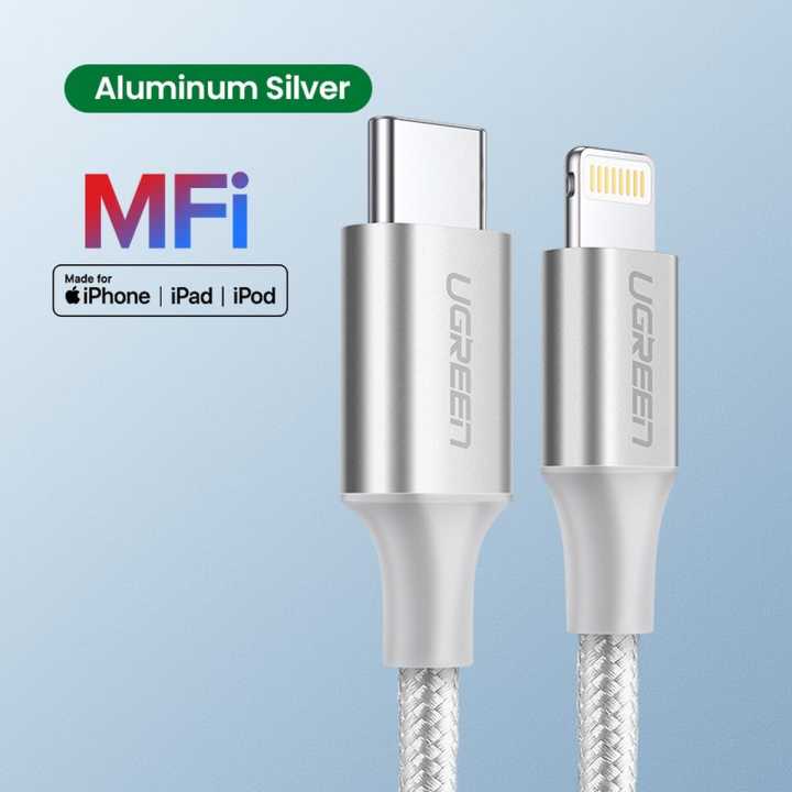 UGREEN%20USB%20C%20to%20Lightning%20Cable%20Nylon%20Braid%20MFi%20Certificate%20for%20iPhone%2013,12,%2012%20Pro,11%20/iPhone%2011%20Pro%20/XS%20Max%20X%208%2020W%20PD%20Fast%20Charger%20Data%20Cable%20for%20Macbook%20Pro,%20Air,%20iPad%20Pro%202020,2018%20USB%20C%20Cord%20-%20Image%207